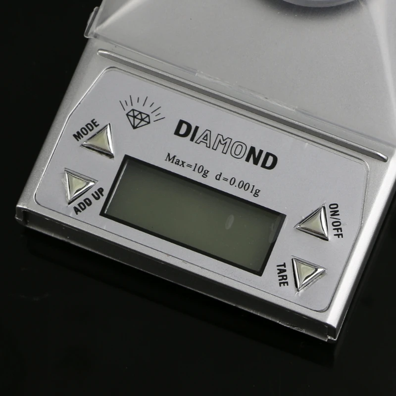 10 г/0,001 g Милиграма Цифрови бижута Везни с диаманти с Тегло Грама на Директна доставка Изображение 4