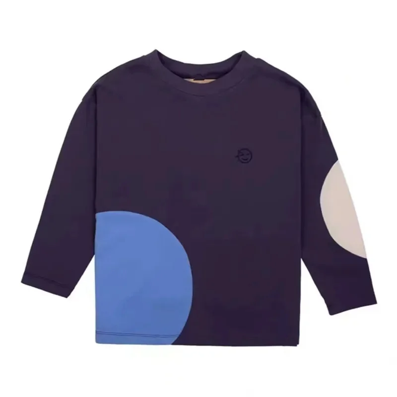 EnkeliBB Предпродажа, Wyn/2023, Есенна риза с дълги ръкави за момчета, Модни Детски блузи за момичета, Дизайнерски дрехи, Тениски за деца Изображение 4