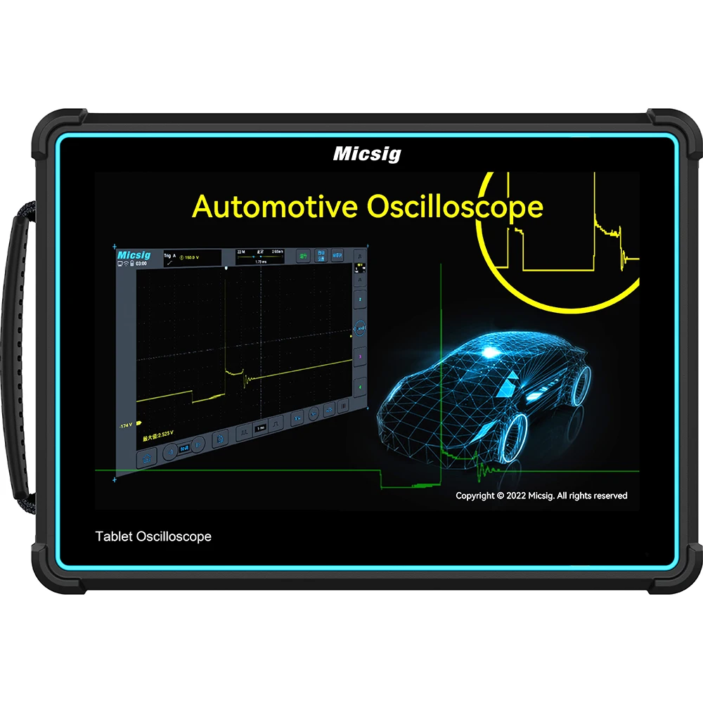 Micsig ATO3004 Нов автомобил tablet Осцилоскоп ATO3004 TFT-LCD С пълен сензорен контрол Универсален интерфейс сензор Изображение 4