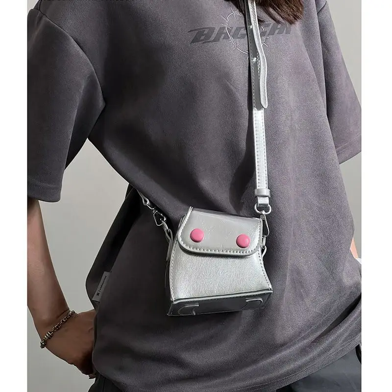 Miyagawa 2023 Нова Сладка Мини чанта през рамо за Момичета, Квадратна Чанта, Луксозна Модерна Чанта на едно Рамо, Корейската Елегантна Дизайнерска Чанта Изображение 4