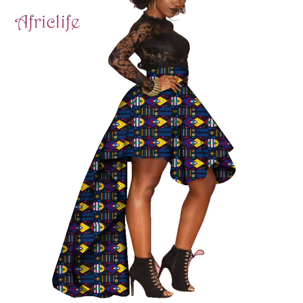 Африканска женска пола, Секси Дълга Пола Анкара Традиционната рокля за жените Wy4261 Изображение 4