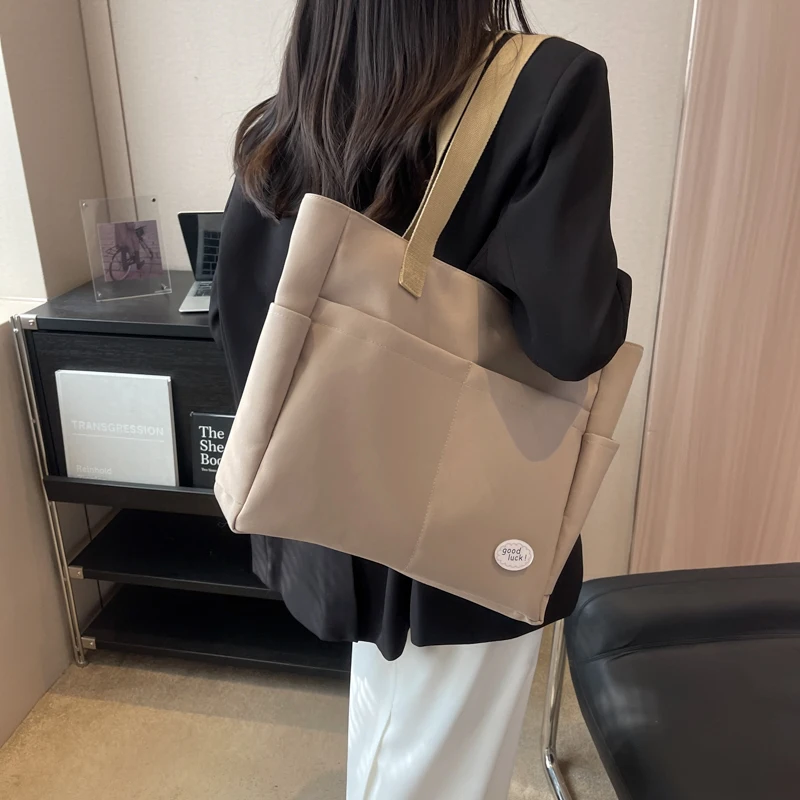 Големи чанти-тоут за жени 2023, Тенденция Дизайнерска Дамска чанта за през рамото си, Ежедневието е чантата за пазаруване, чанта за пазаруване, Дамски чанти Изображение 4