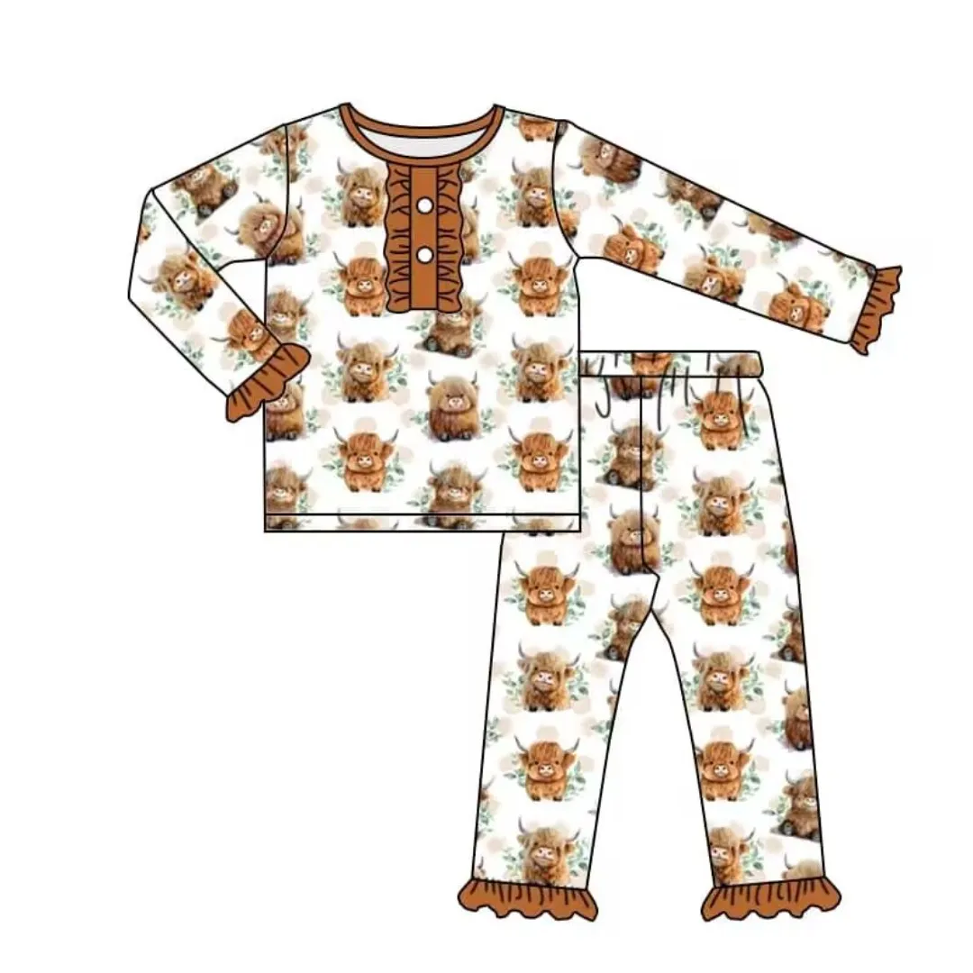 Гореща разпродажба, детски дрехи серия Wednesday, пролетно-есенен комплект пижам с дълги ръкави за момчета, търговия на Едро, детски дрехи по поръчка Изображение 4
