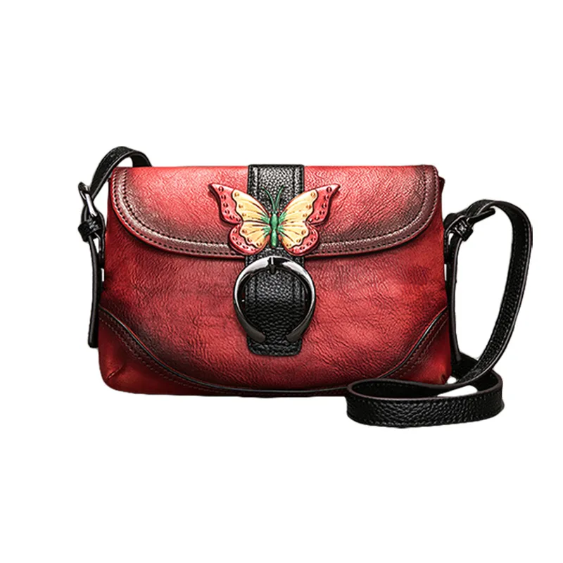 Елегантни чанти през рамо от естествена кожа за жени 2023, Модни малка брандираната дизайнерска дамска чанта през рамо, луксозни чанти Изображение 4