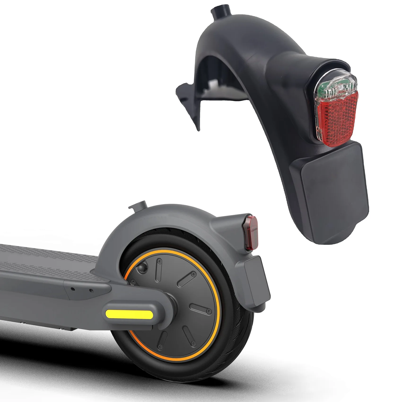 Заден калник на задно колело за електрически скутер, Задните калници за Ninebot Max G30 G30D, воден дефлектор, задна щит, калник на задно колело за гуми C Изображение 4