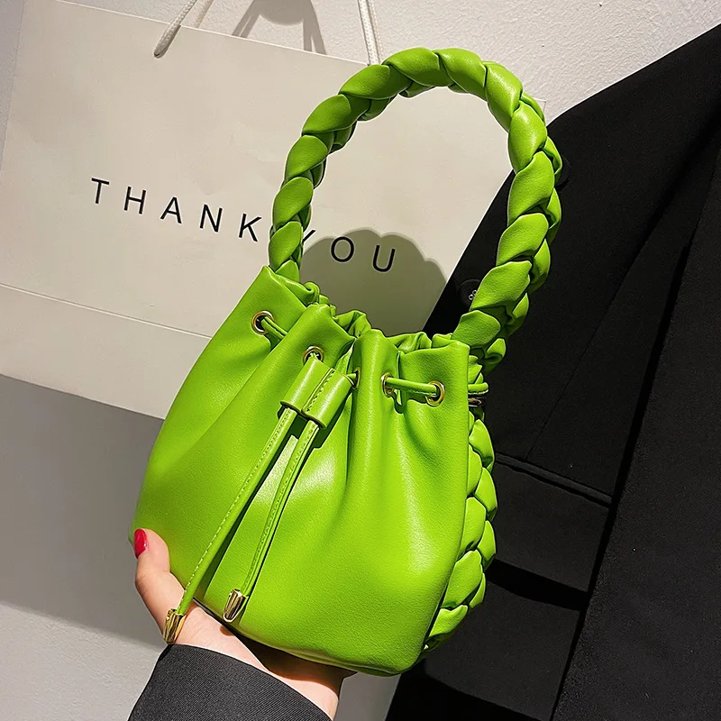 Лятото на 2022, Новата Модерна Дамска чанта-Месинджър, Благородна Преносим Плиссированная чанта-кофа за съвсем малък, Марка Дизайнерски Малка чанта За Жени Изображение 4
