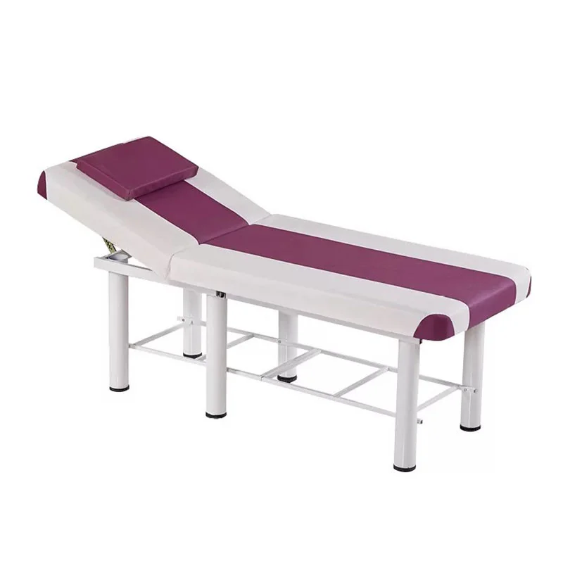 Мода стабилен професионален СПА Масажни маси сгъваеми мебели за интериора на полиуретан легло дебел за красота масаж татуировки таблица Изображение 4