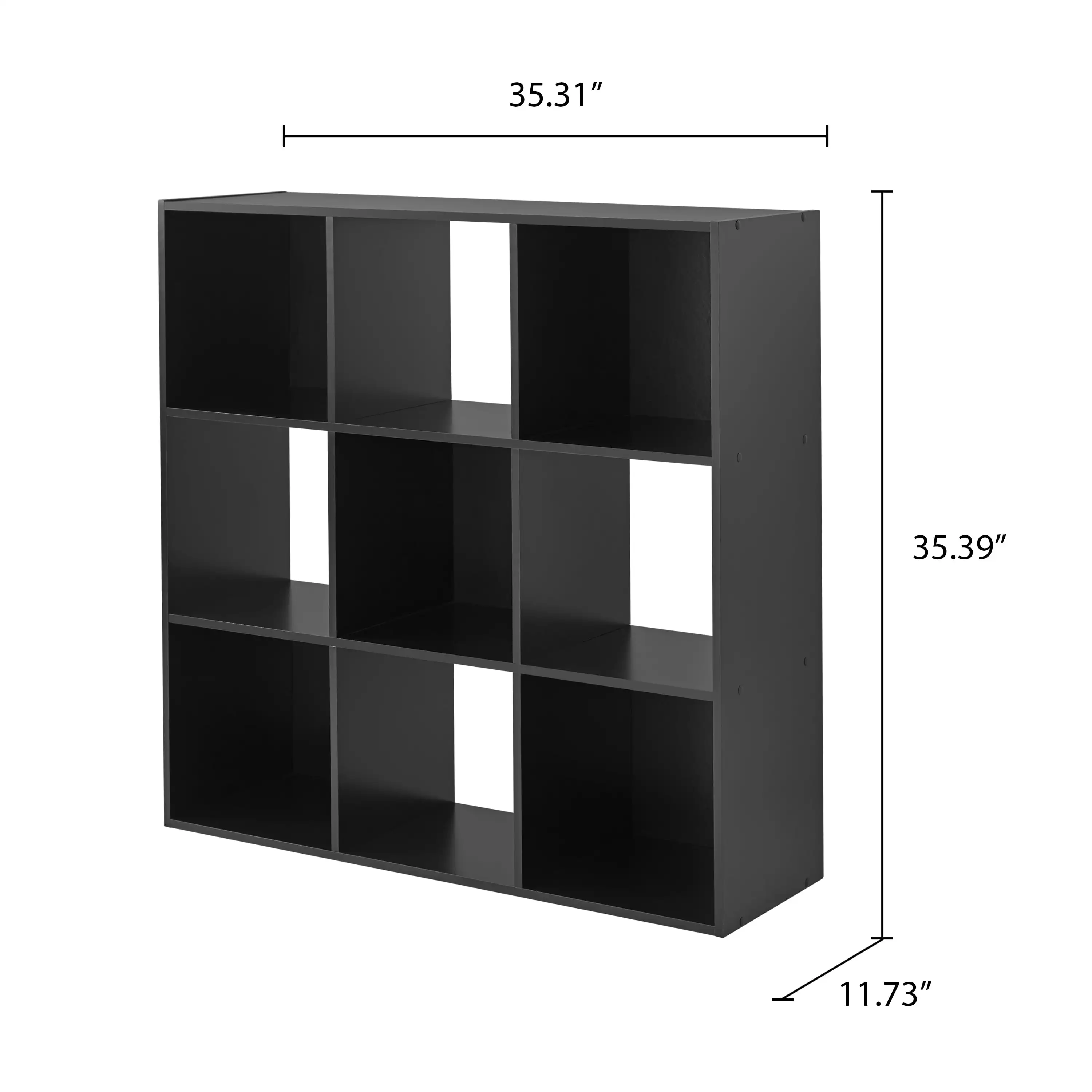 Органайзер за съхранение на 9 кубчета, бял Изображение 4