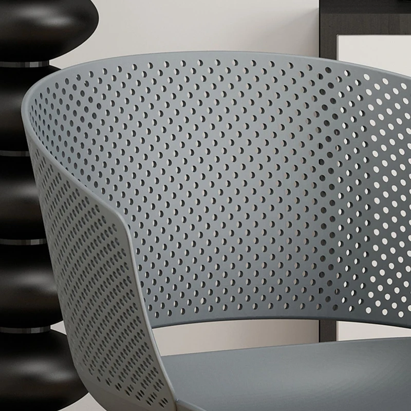Пластмасови трапезни столове за тераса, съвременно удобен ергономичен стол за почивка, спалня дизайн, мобилни столове за маса за хранене Sedie Da Pranzo Изображение 4