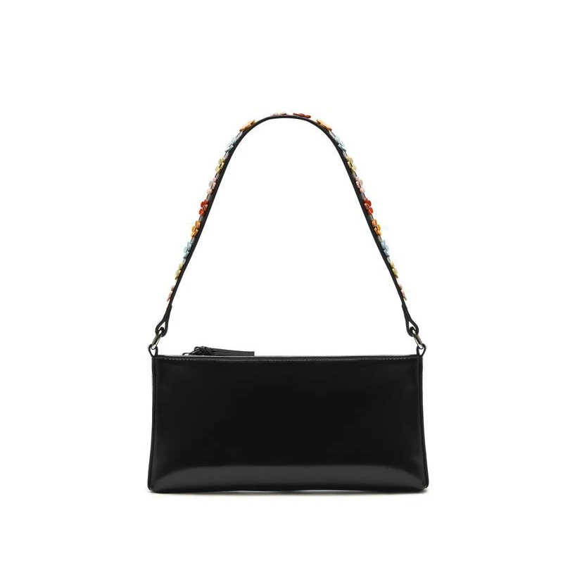 Просто модерна дамска чанта под мишниците от мека изкуствена кожа, дамски чанти, Ретро-малко Клатч, чанти през рамо Изображение 4