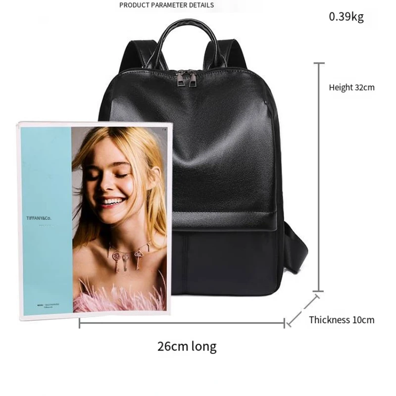 2023 Модерен Противоугонный Ретро раница, Дамска чанта за пазаруване, по-Голям капацитет, Mochila Feminina, меки ученически чанти от изкуствена кожа Изображение 5