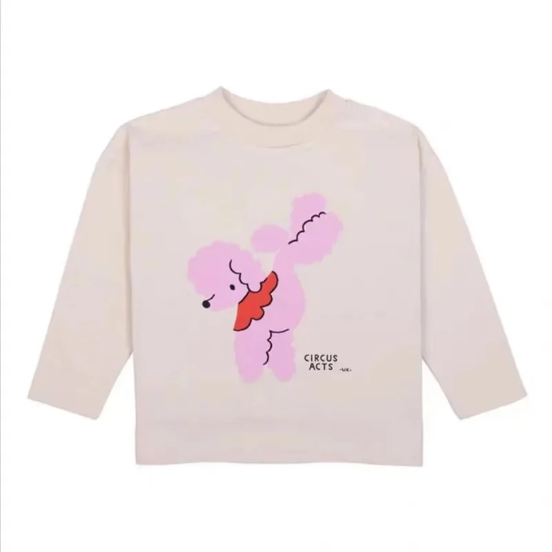 EnkeliBB Предпродажа, Wyn/2023, Есенна риза с дълги ръкави за момчета, Модни Детски блузи за момичета, Дизайнерски дрехи, Тениски за деца Изображение 5