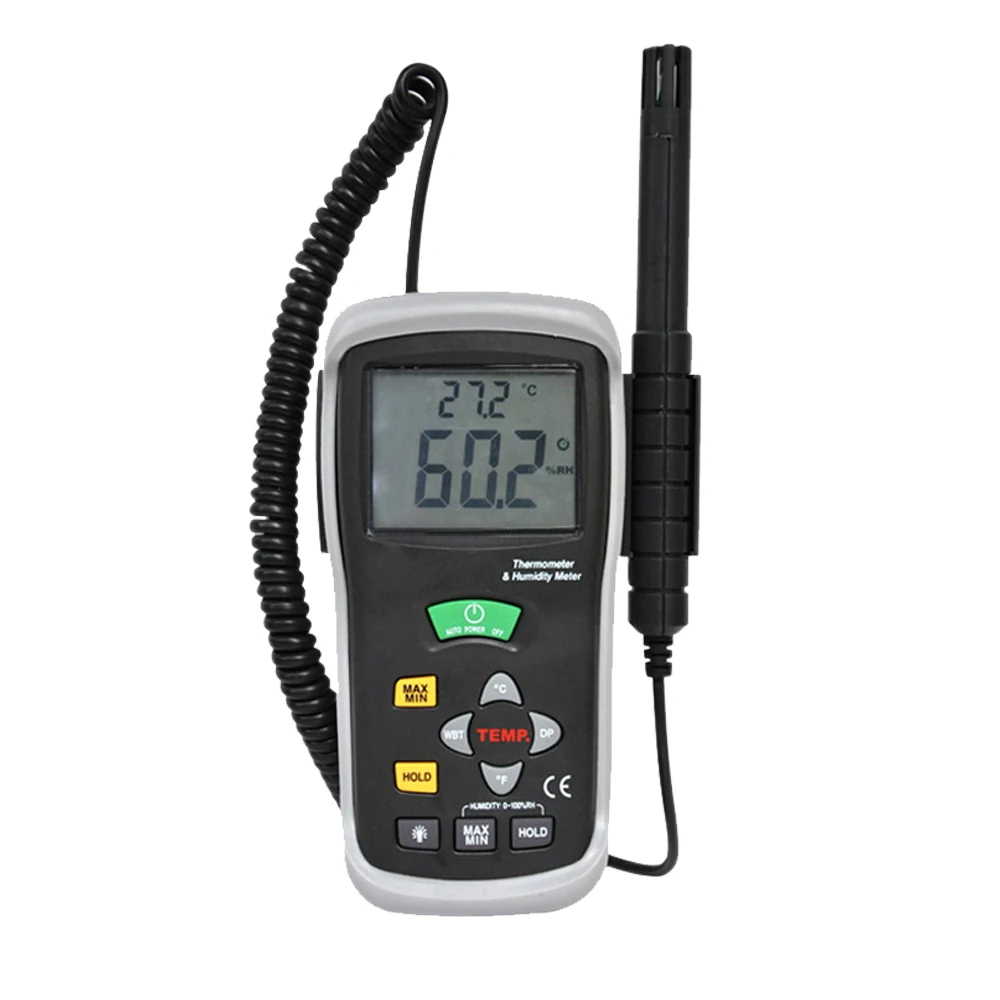LCD електронен цифров измерител на влажността в помещението, термометър Изображение 5