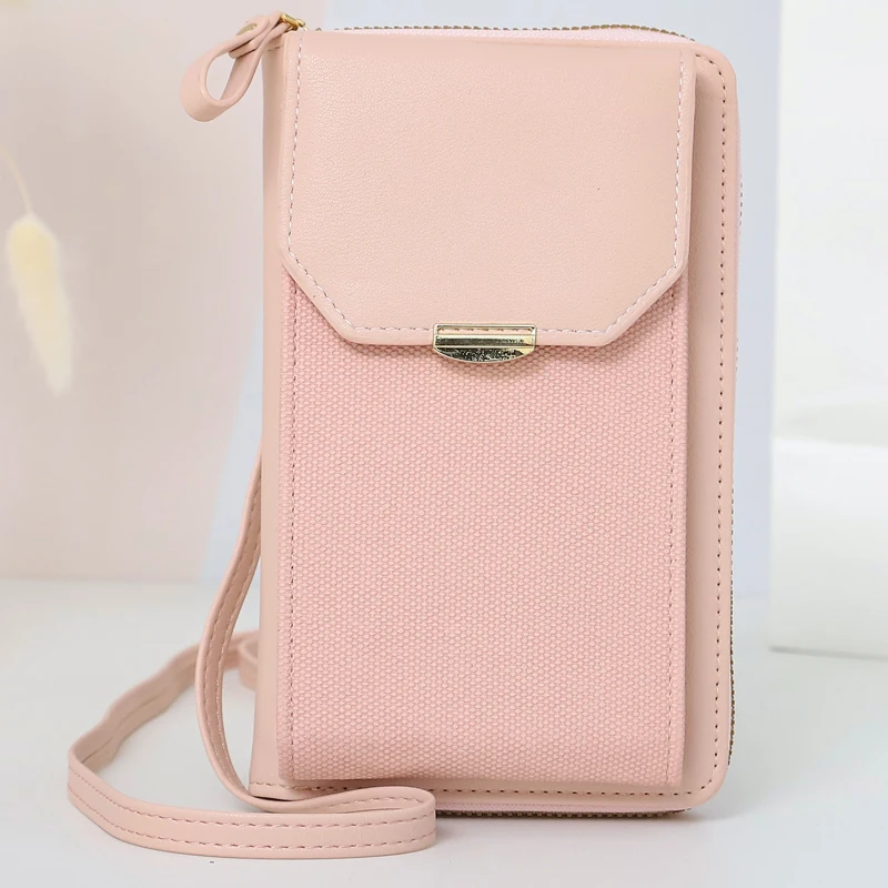 Tiumiuwomen's Куриерски чанти за едно рамо, чанта за телефон, чантата през рамо, Дамски портфейл от изкуствена кожа, Женски държач за карти Изображение 5