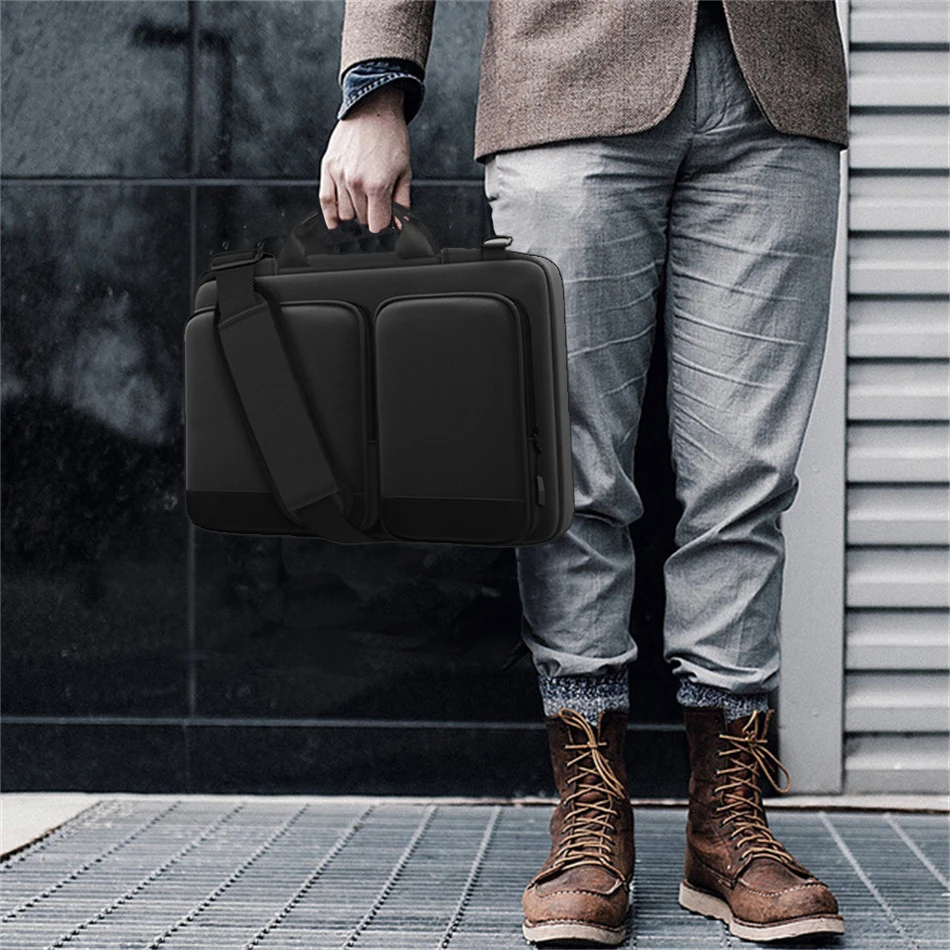 Waterlowrie 360 ° Защитна Чанта за лаптоп за през рамо, Чанта за 13-инчов Новия MacBook Air M2 M1, 13 