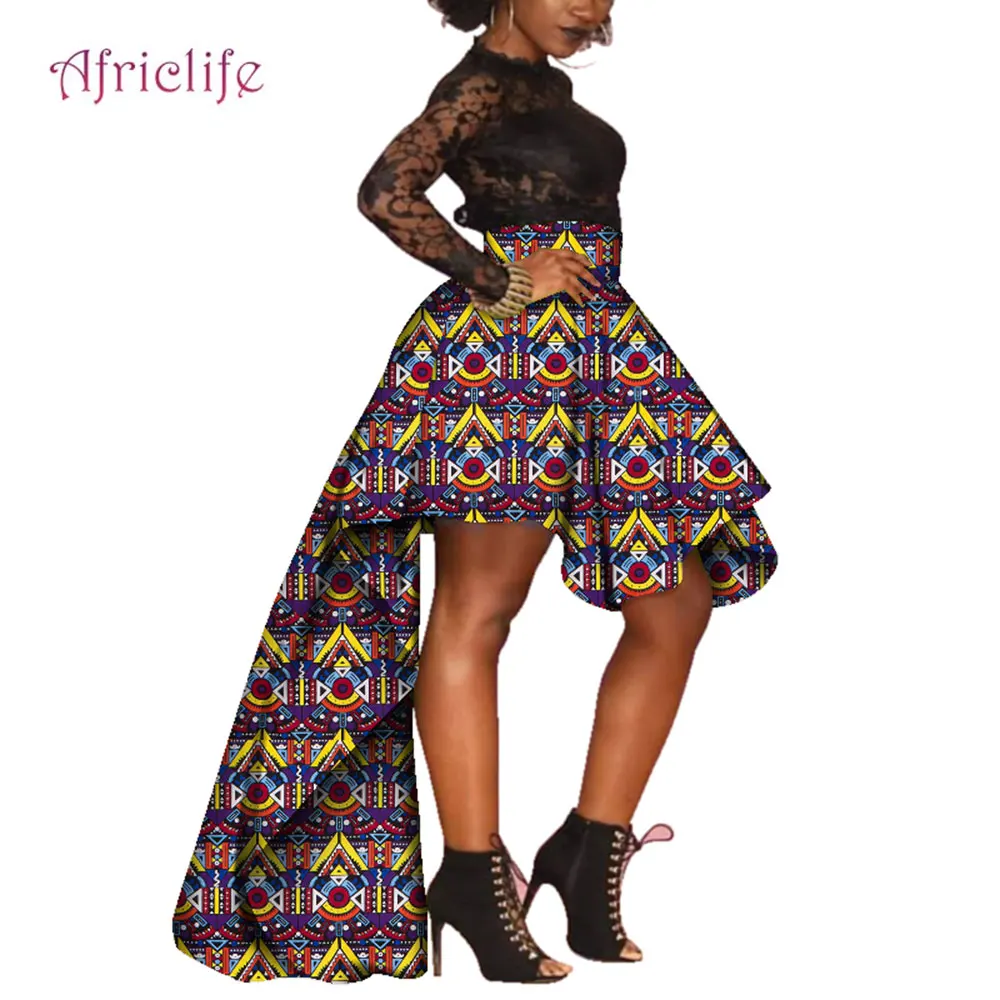 Африканска женска пола, Секси Дълга Пола Анкара Традиционната рокля за жените Wy4261 Изображение 5