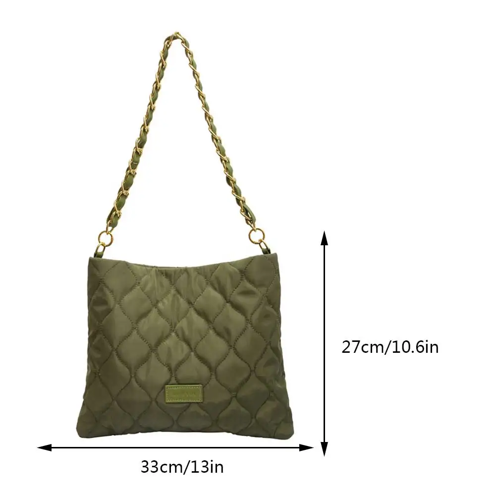 Брандираната мека чанта през рамо за жени, тенденция 2023, модерен, Луксозен дизайн, Верижка, Голяма светкавица, Тъканни ръчни чанти, чанти и портмонета Изображение 5