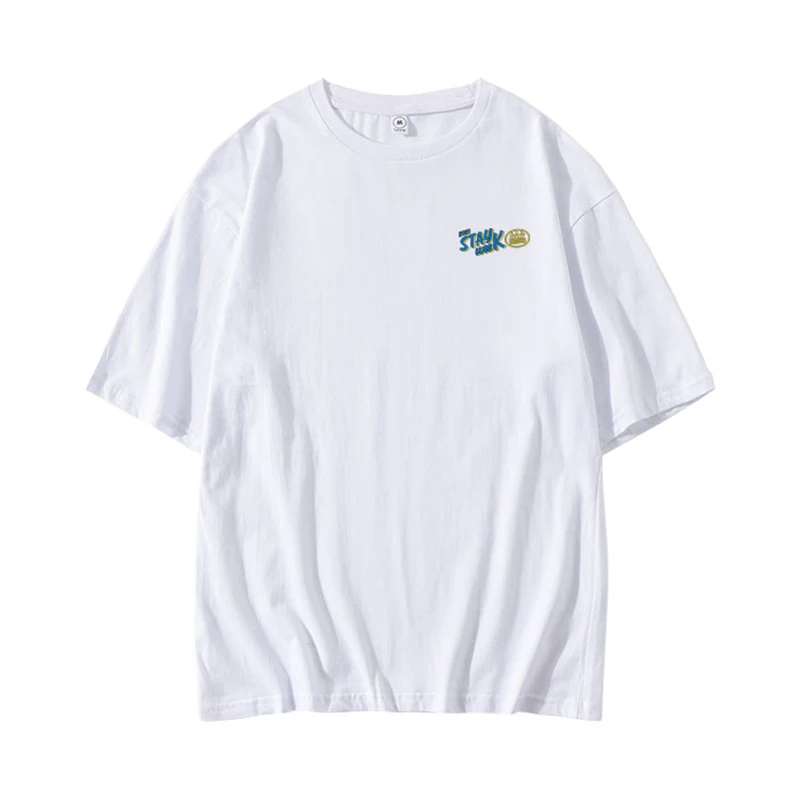 Висококачествени тениски за феновете на албум KPOP Бездомни Kids STAY Week, Градинска широки дрехи, Тениски, Блузи с къс ръкав, тениски Изображение 5