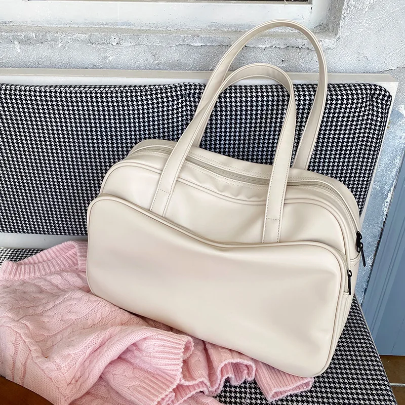 Дамски чанта през рамо, Женствена чанта през рамо с Голям капацитет, чанти-тоут, Пътна чанта sac Изображение 5
