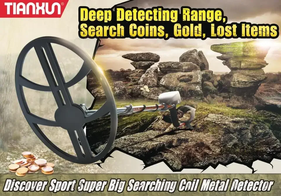 Детектор за злато Подземен търсещия MD-6350 Discover Sport За дълбоко търсене на самородно Злато Индустриален метал детектор Изображение 5