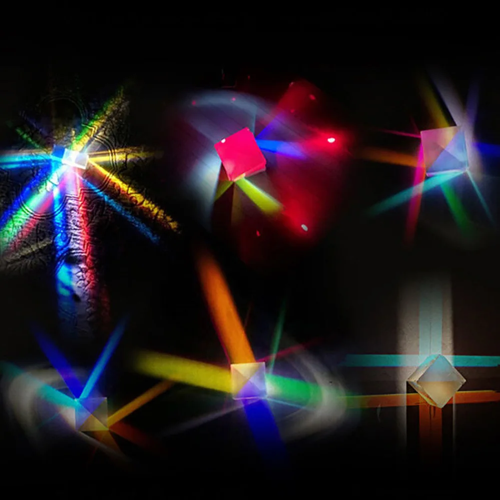 За Аксесоари Фотографски призми Светлинна призма Сладки подаръци Красят Разделяющийся Куб за снимане X-Beam cube Стъкло 12,7 мм дихроичное Изображение 5
