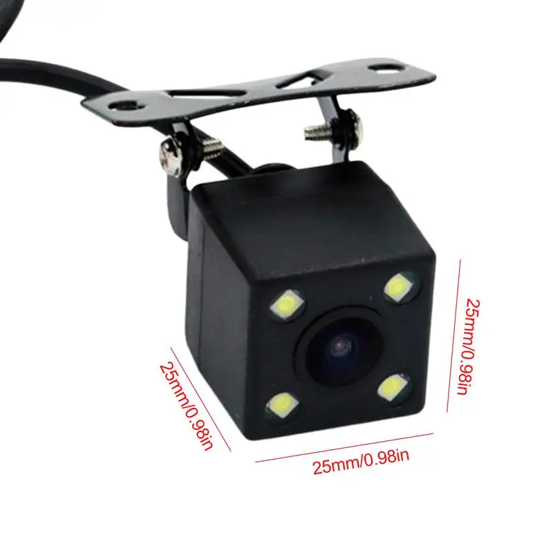 Комплект автомобилни камери за обратно виждане с 12 led лампи високо ниво IP68, водоустойчива камера за задно виждане за Изображение 5