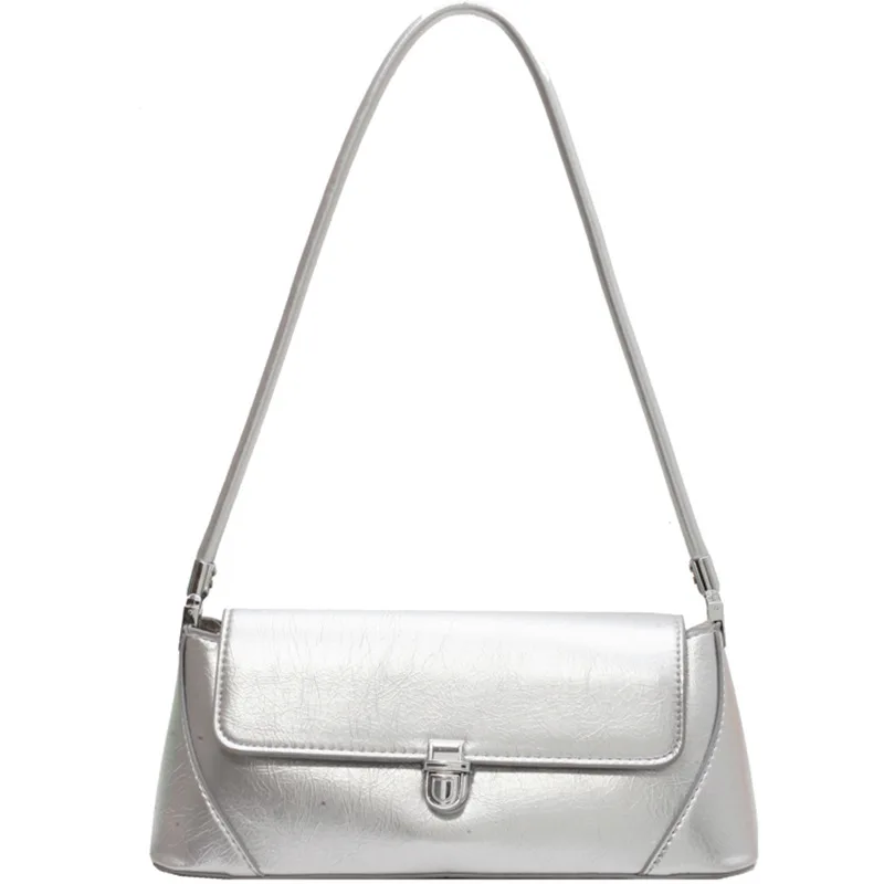 Луксозна Дизайнерска чанта за подмишниците, чанта през рамо от изкуствена кожа за жени, 2023, чанти-тоут, Летни Дамски Малки квадратни чанти Ins Изображение 5