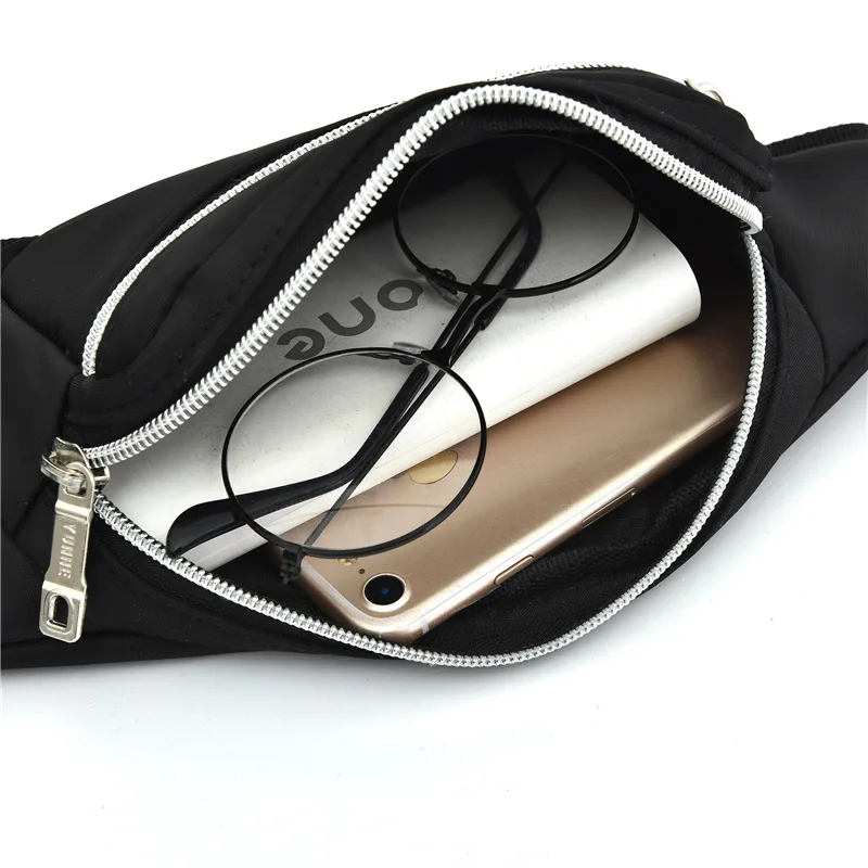 Поясная чанта, Дизайнерски нагрудная чанта с цип, Спортни чанти за пътуване, Скута чанти за момичета, Модни поясная чанта за телефон, дамски поясная чанта, портфейл Изображение 5