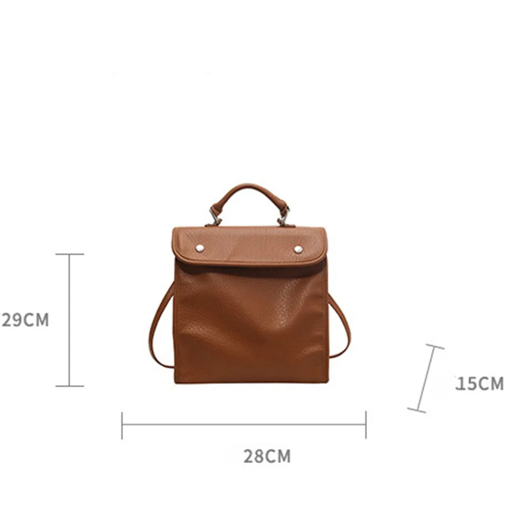 Чанта през рамо с Голям капацитет, Реколта раници от изкуствена кожа, дамски Луксозни Дизайнерски чанти-тоут 2023, Нови тенденция чанти Изображение 5