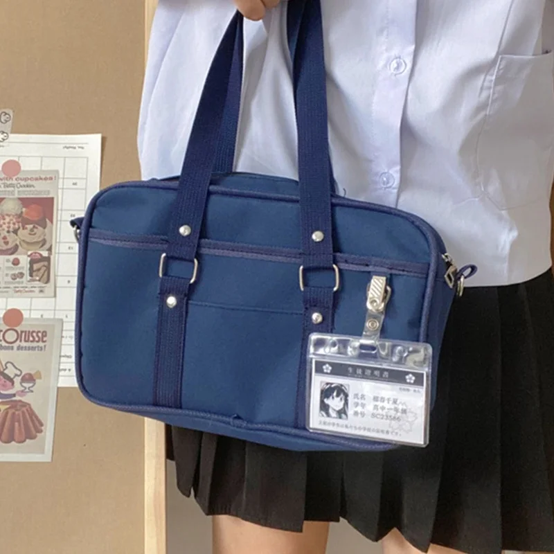 Японската студентски чанта Jk, пътна чанта, дамска чанта на рамото, училищна чанта за ученици, чанти r, чанти Изображение 5