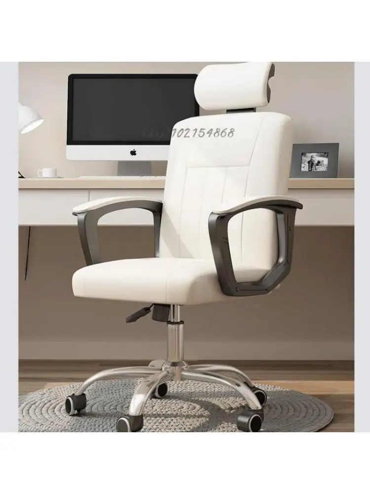 Компютърен стол, Домашен киберспортивное фотьойл, удобен за сидячее офис стол, въртящо се столче за обучение в спалнята ученички Изображение 0