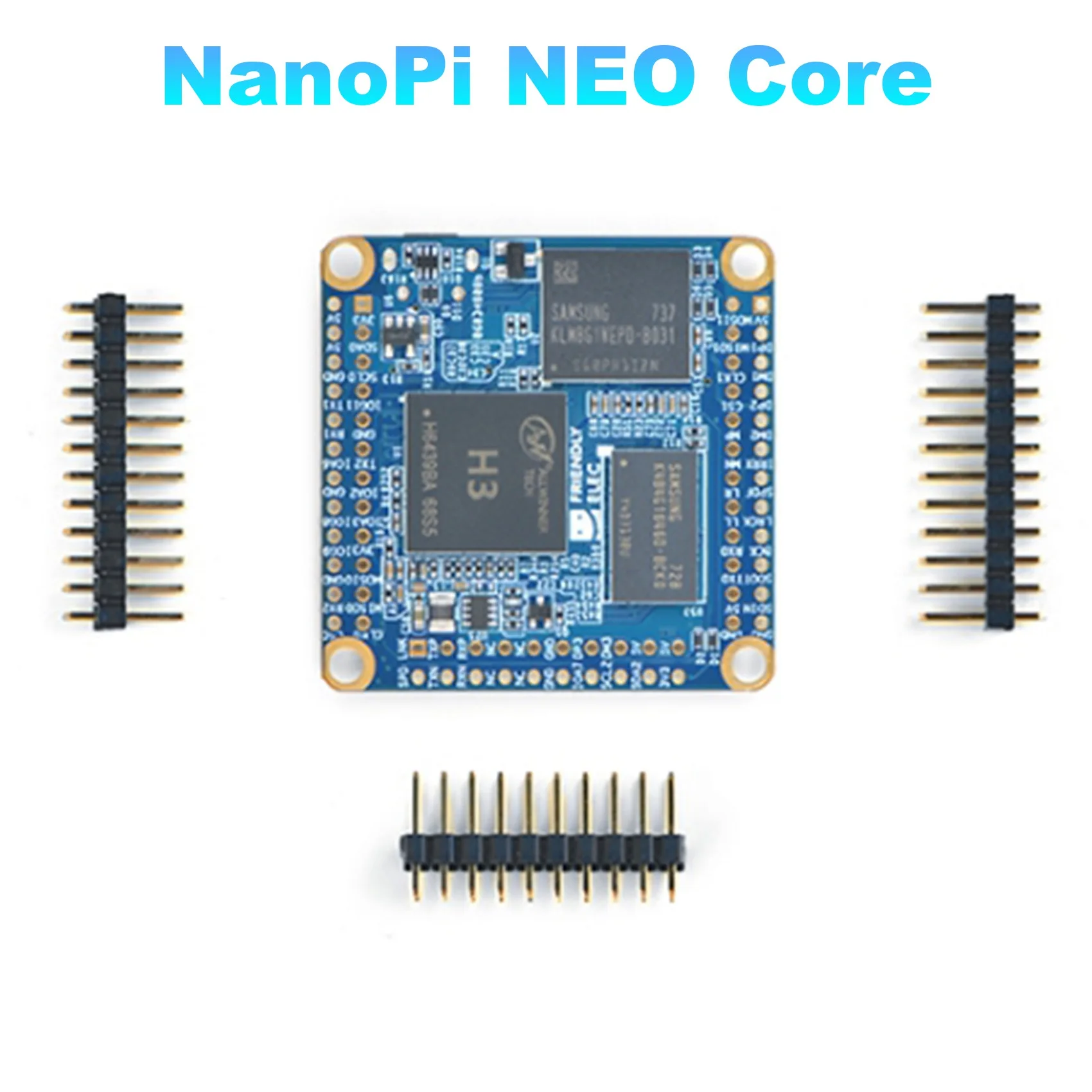 Такса NanoPi НЕО Основната Ин Development Board 512M + 8GB DDR3 RAM Allwinner H3 -Core -A7 UbuntuCore Изображение 3