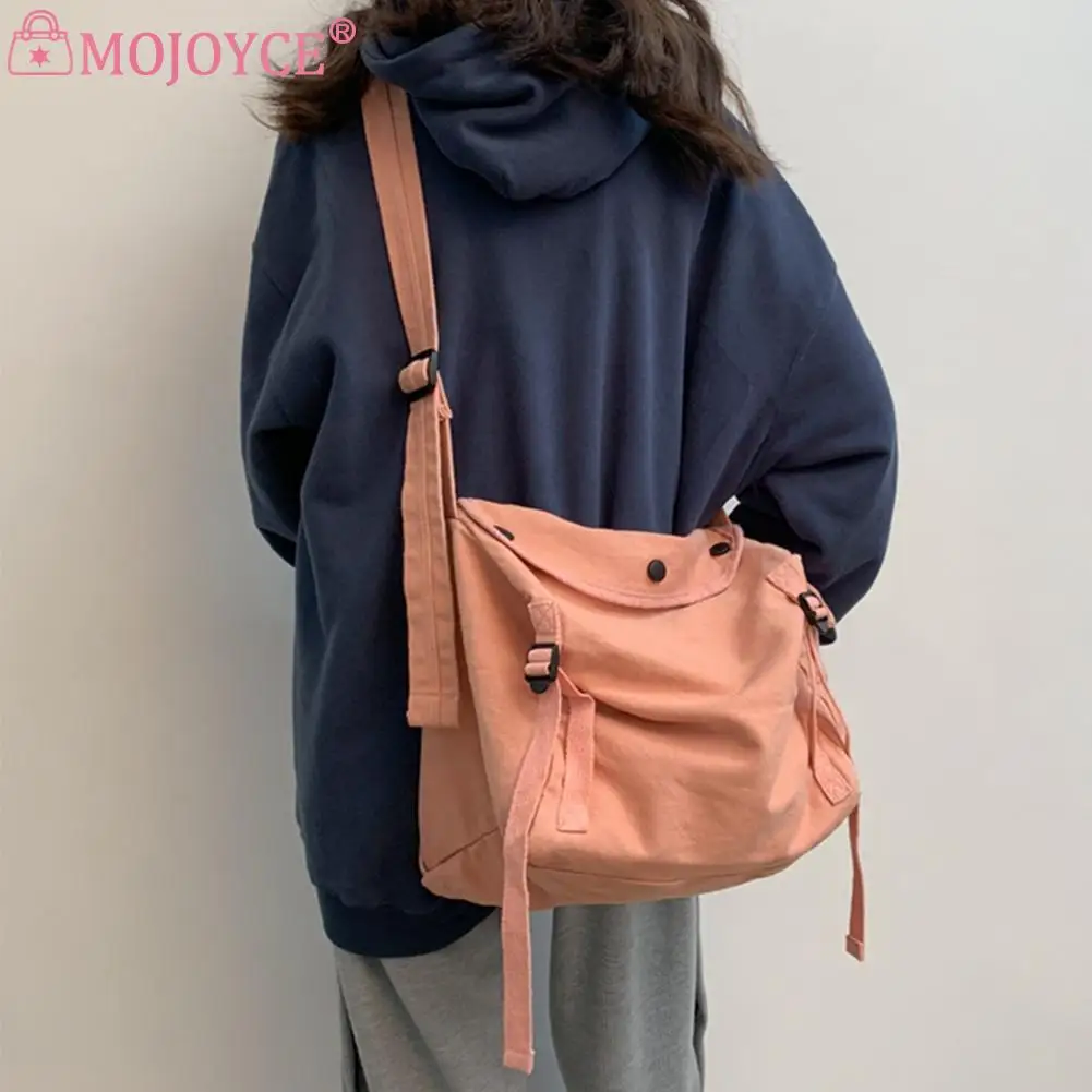 Дамски чанта през рамо с Голям капацитет, Луксозен Дизайнерски платно клатч, Модни Проста женска чанта за пътуване в офиса Изображение 5